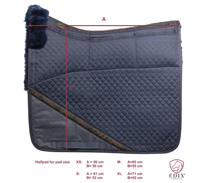 Dressurkorrekturkissen mit Lammfelleinsätzen