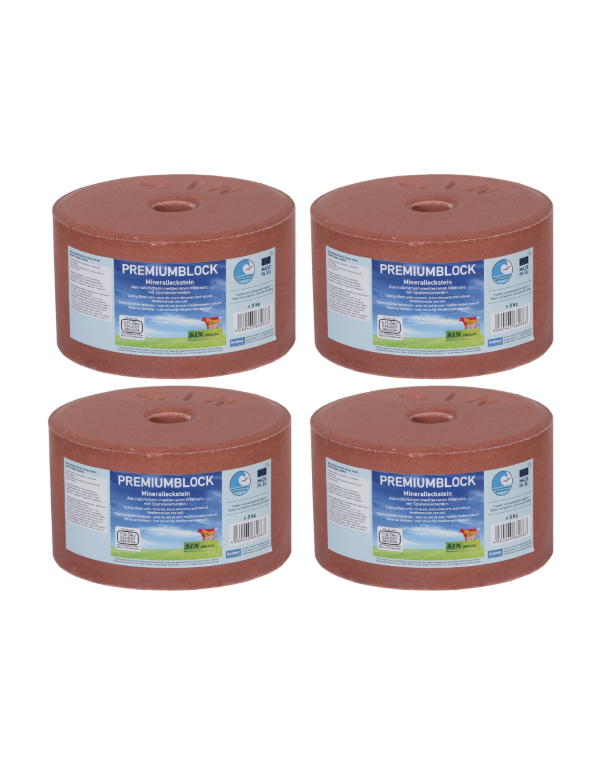 Premium  lick Premiumblock horse 3kg  value pack 4 pieces
