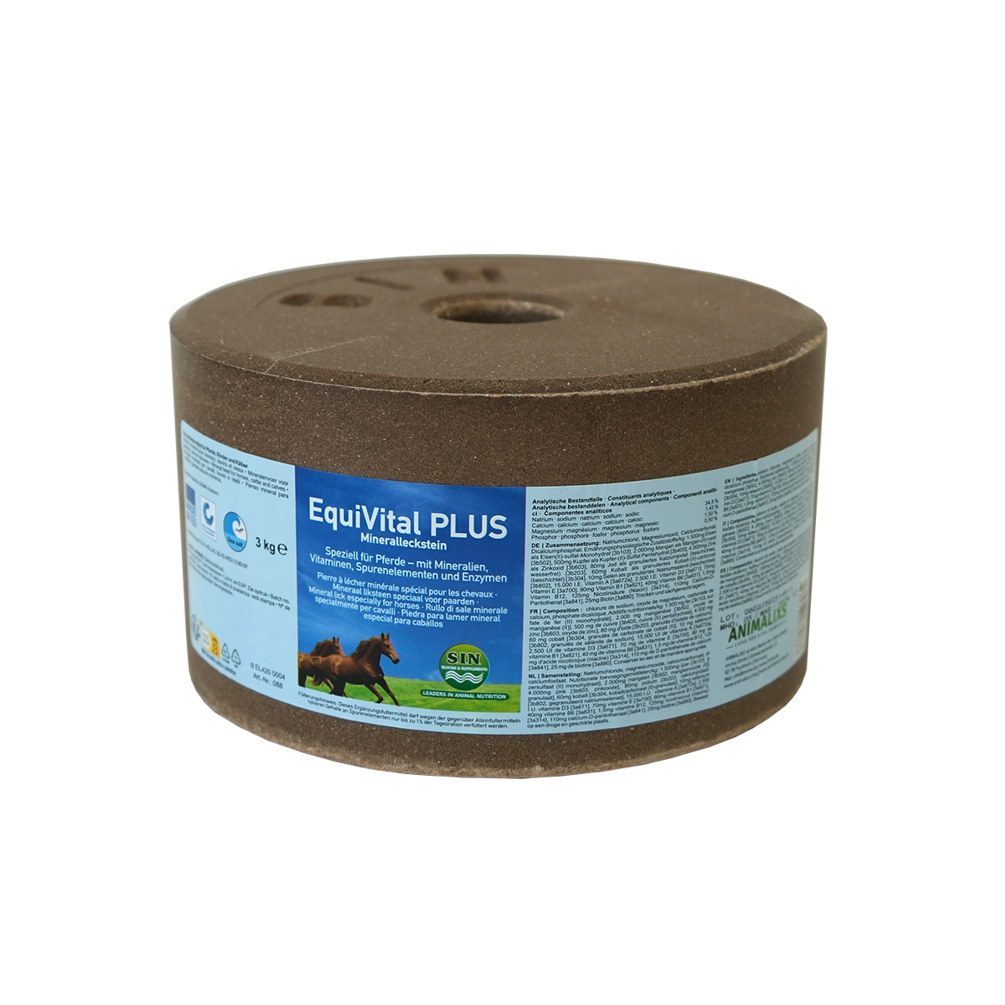 Pferd lecken EquiVital Plus 3kg  Vorteilspack 4 Stück