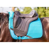 Dressage correction pad with lambskin inserts