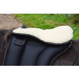 Schafwollsitz für Bareback-Pad fur Airmesh oder Wildleder Reitpad