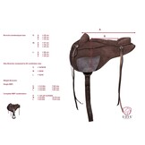 Broncho barebackpad suède