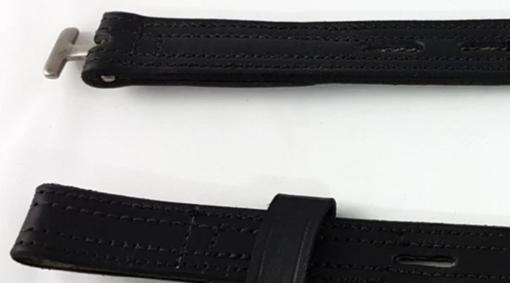 Mono stirrup leathers with loop top