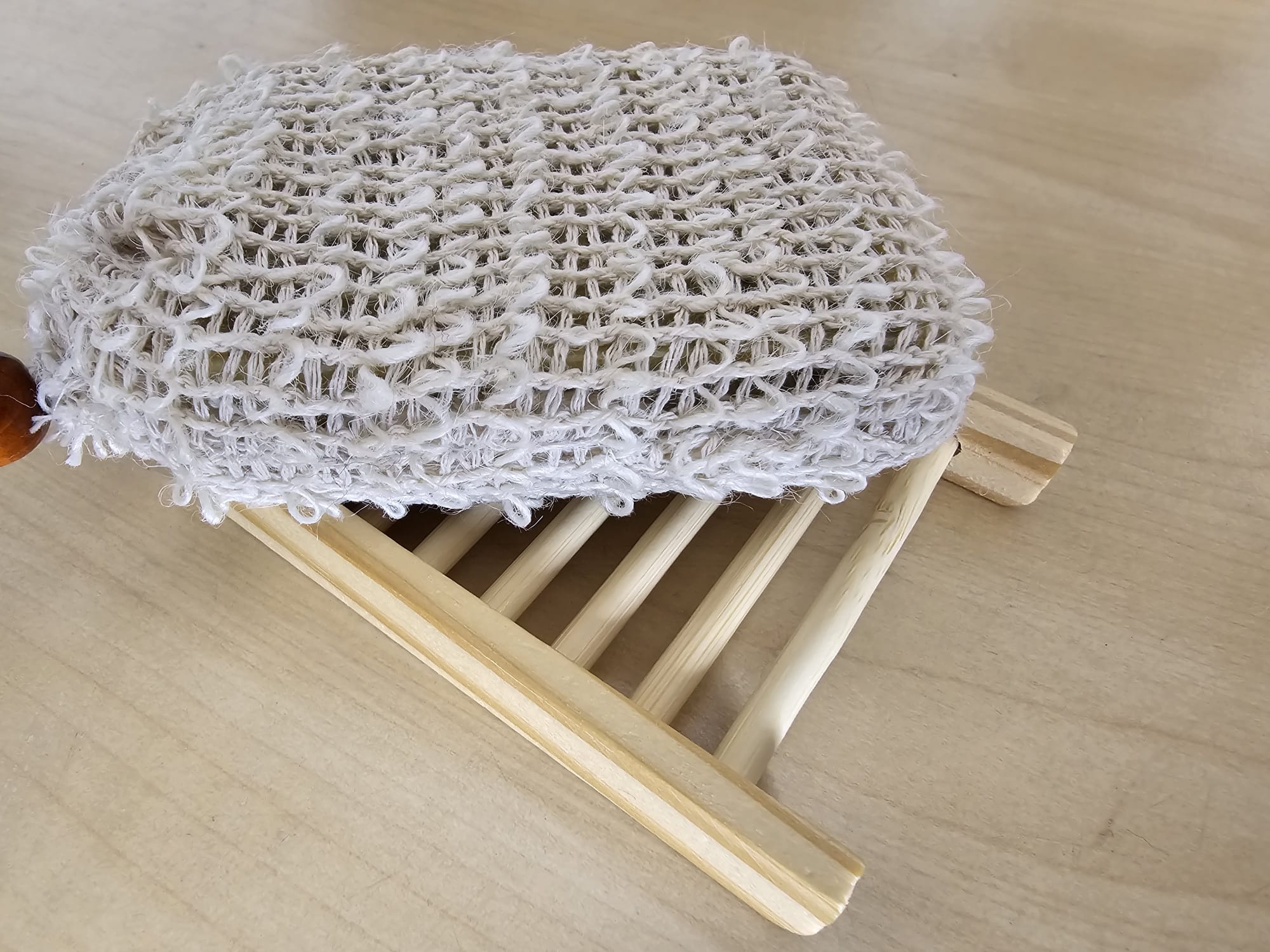 Wooden soapdish