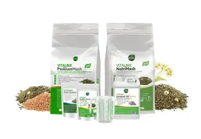 Pakket NutriMash 7,5 kg, PsylliumMash & Linseed Oil 2L