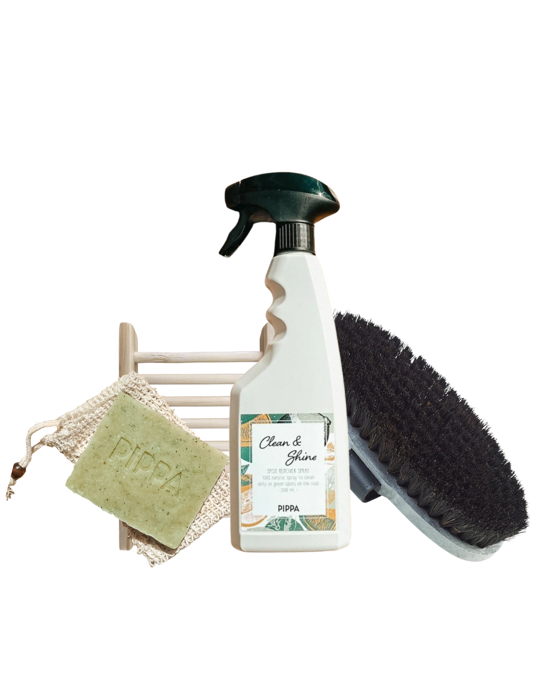 Witte paarden verzorgings pakket