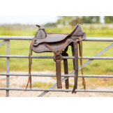 Equis boomloos westernzadel leer