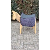 Second-hand treeless saddle pad suitable for inserts black-blue