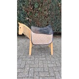 Second-hand treeless saddle pad suitable for inserts black-blue