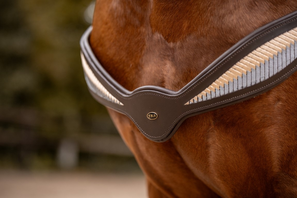 Neck rein riding ring Whisper leather