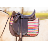 Brightstar dressuur pad met inlages lamsvel