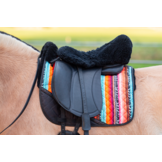 Brightstar dressage pad with inlays sheepskin