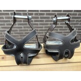 Western stirrups in need of refurbishment brown foot pads are loose