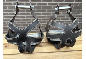 Opknapper Western korf beugels bruin