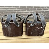 Western stirrups in need of refurbishment brown foot pads are loose