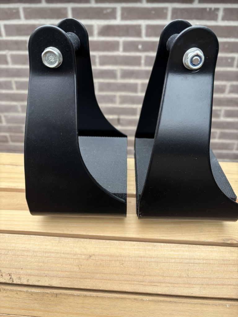 Second-chance Long-distance Western Stirrups black