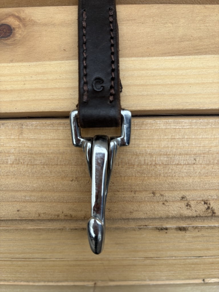 Second hand leather reins cob brown