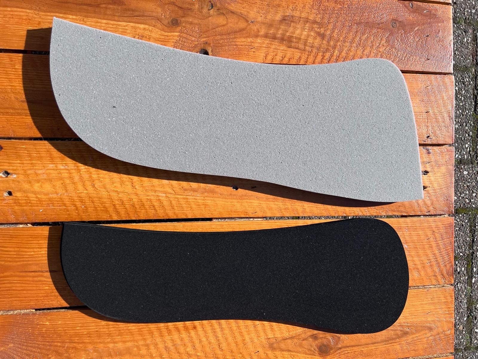 New Saddle pad with inlays blue