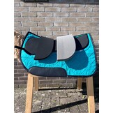 New Squareskirt western pad with inlays turquoise