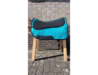 Squareskirt western pad met inlages