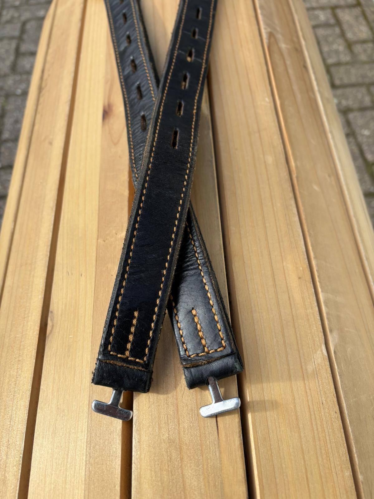 Gebrauchte Wave breite Bügelriemen schwarz