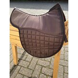 Second chance Correction saddle pad dressage with inlays brown