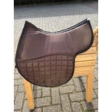 Second chance Correction saddle pad dressage with inlays brown
