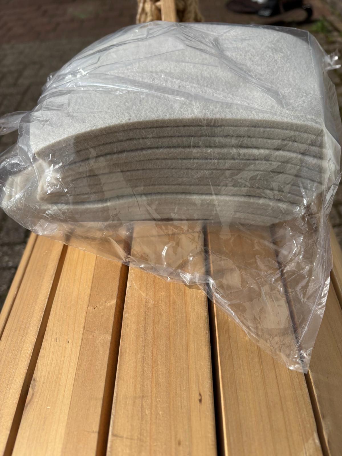 Second chance Correction saddle pad dressage with inlays brown