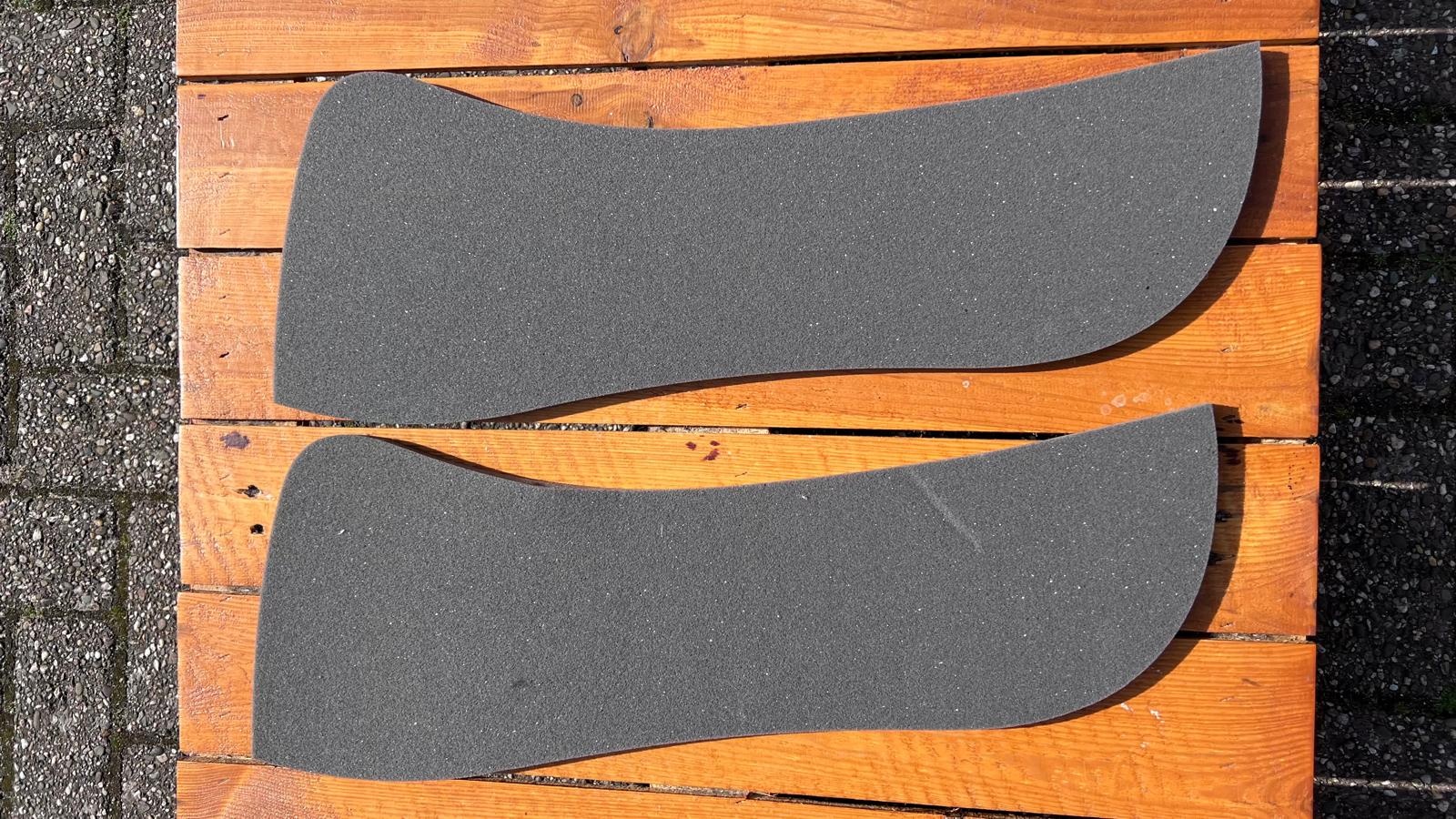 New memory foam inlays from stock