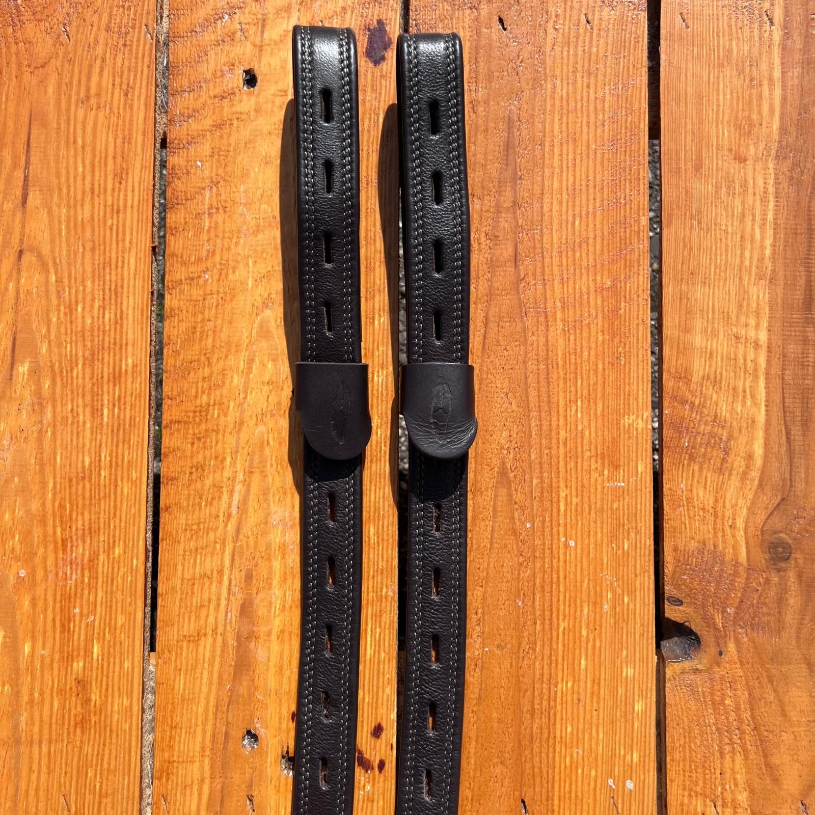 Second chance mono stirrup leathers brown normal-long