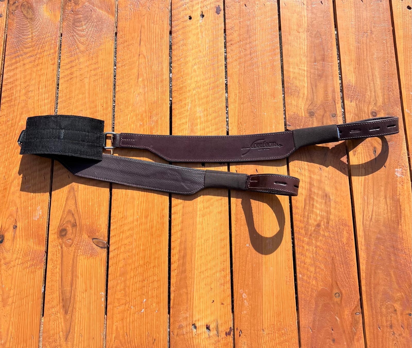 Second hand Wave stirrup leathers 70cm brown
