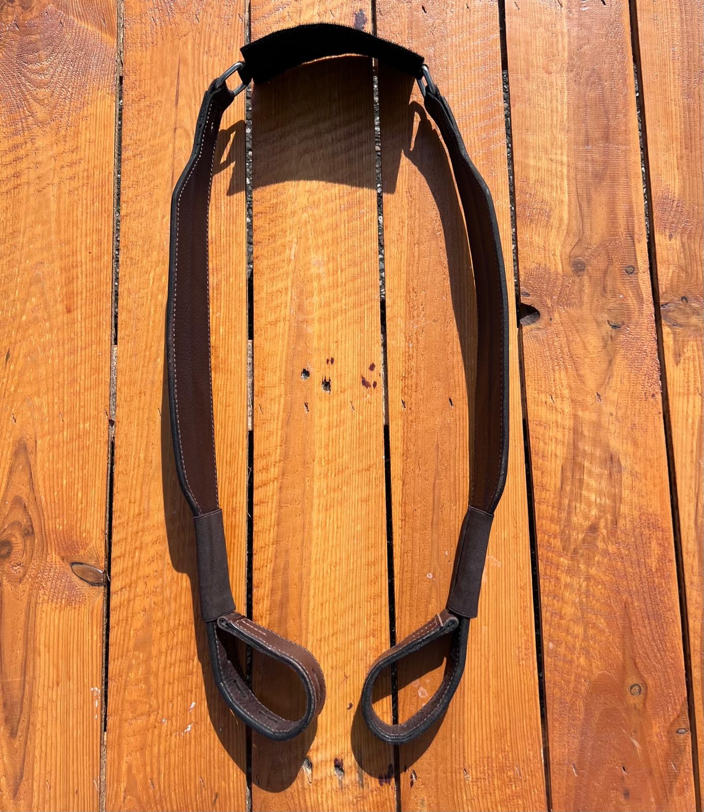 Second hand Wave stirrup leathers 70cm brown