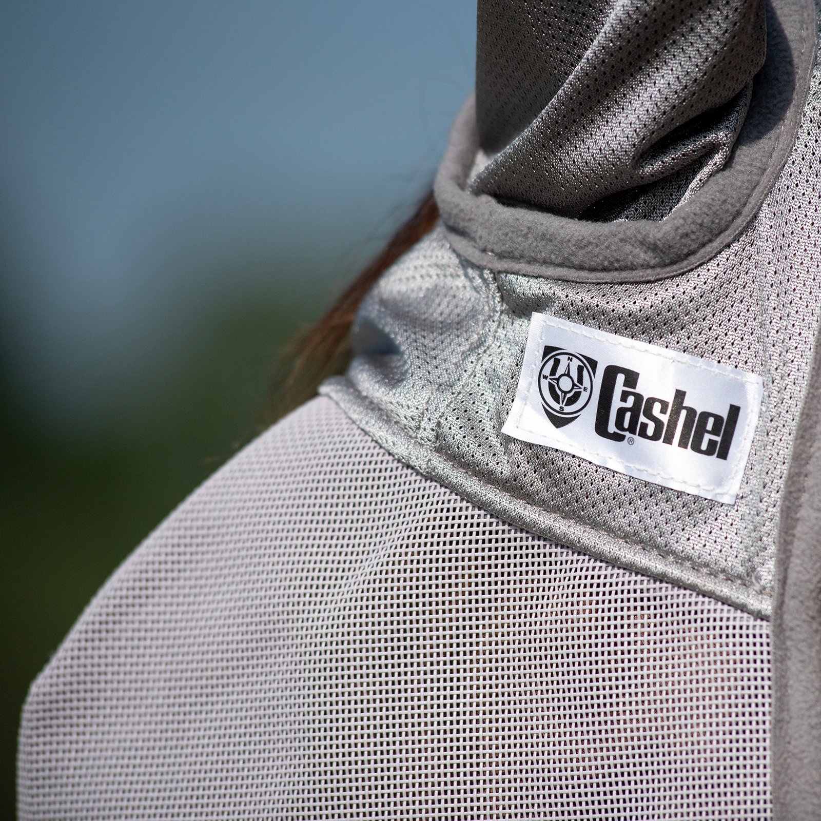 Crusader vliegenmasker met oren en neus UV werend