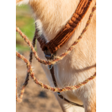 Breastcollar Roper wool and leather