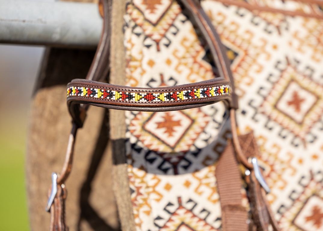 Brightstar frontriem voor hackamore of sidepull