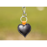 Keychain leather star heart horse