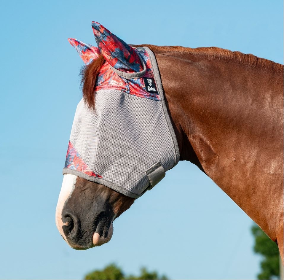 Fly mask with ears UV resistant
