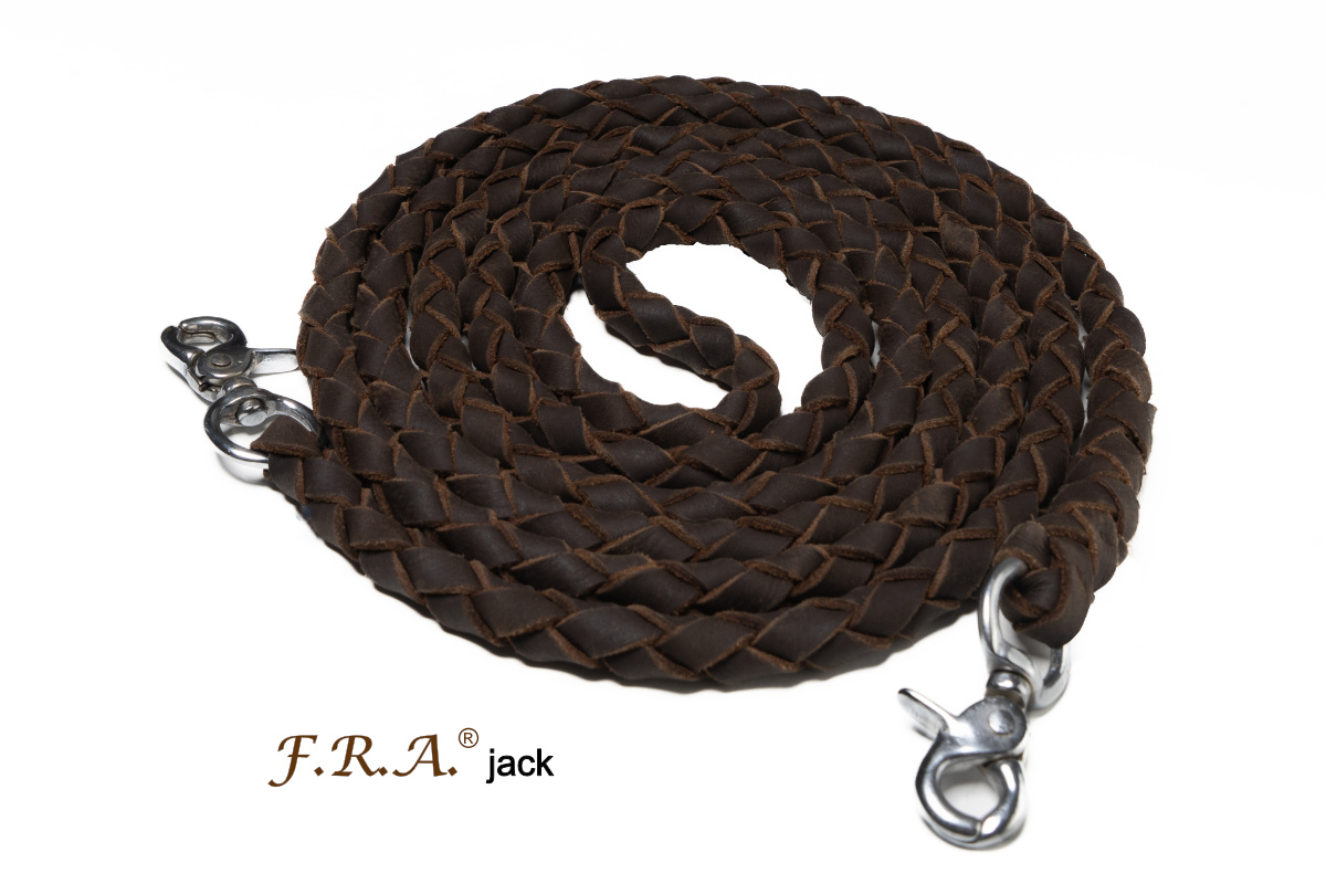 Jack leder geflechtet Zugel