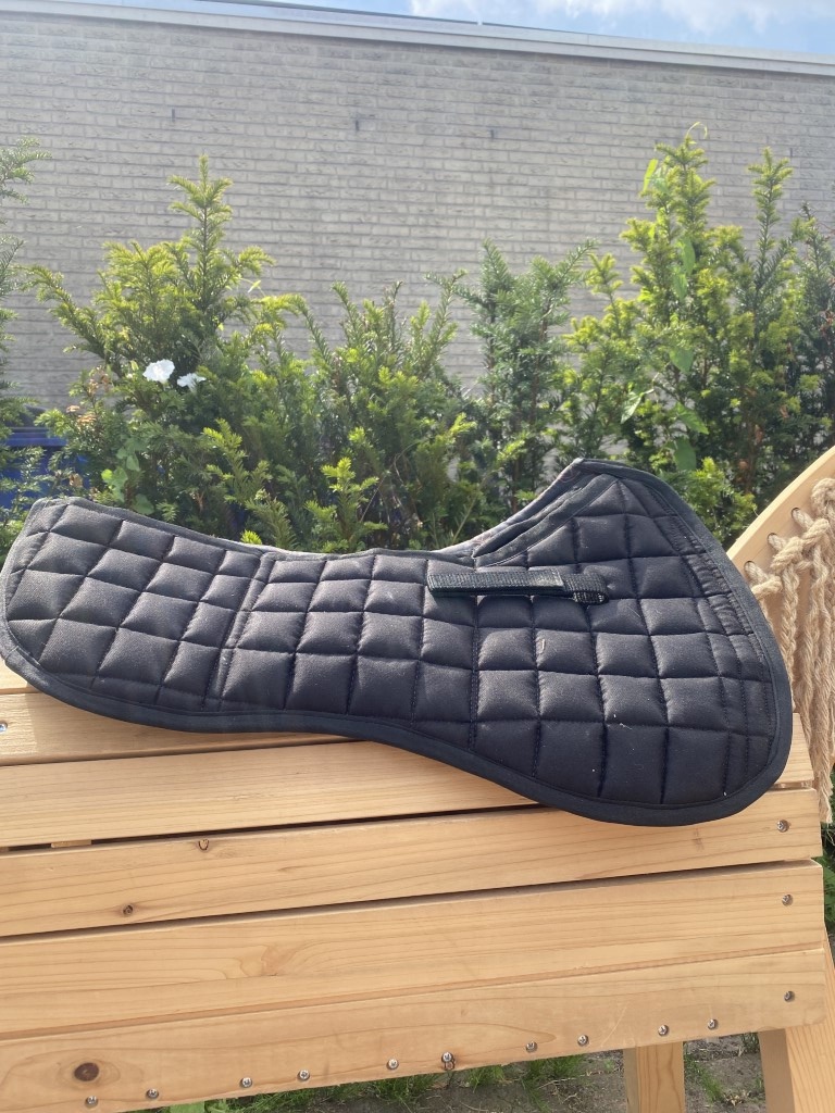 Tweedehands halfpad katoen zwart