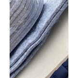 Gebrauchte Metallic Baumlose Sattelunterlage S navy mit extra Einlagen