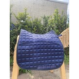 Gebrauchte Metallic Baumlose Sattelunterlage S navy mit extra Einlagen