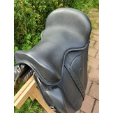 Fast neue Classic SB Baumlosesattel mit 17,5inch Sitz schwarz mit Kletkissen