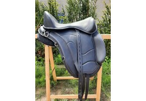 Zo goed als nieuwe Classic SB boomlooszadel met 17,5inch seat