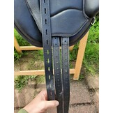 Fast neue Classic SB Baumlosesattel mit 17,5inch Sitz schwarz mit Kletkissen