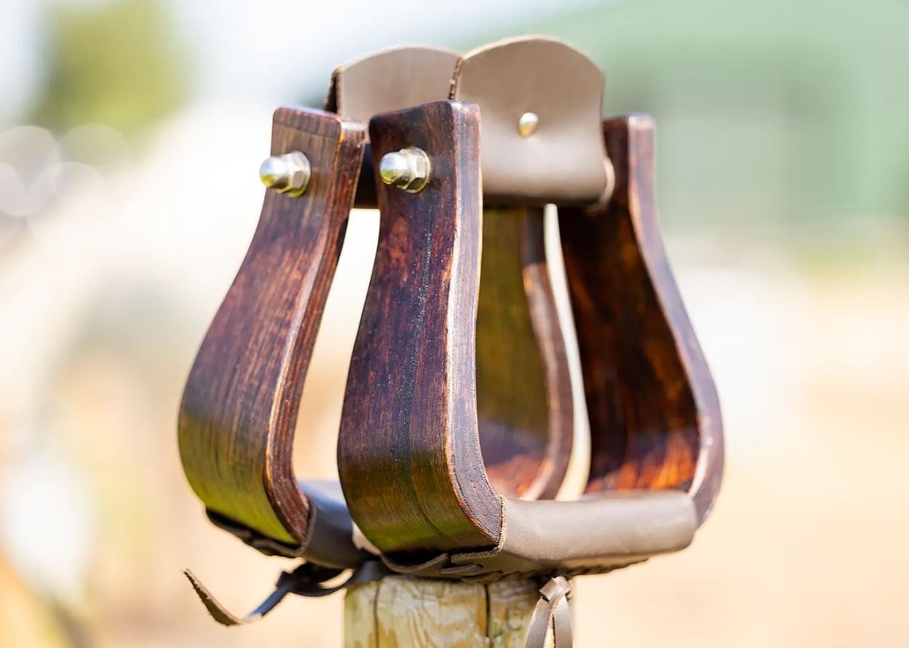 Westernbeugel Liwood hout bruin
