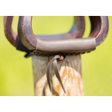 Western stirrups liwood wood brown