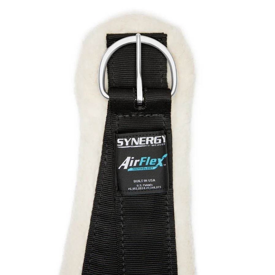 Airflex western Roper Gurt mit Wolle und Roll Snug Schnalle