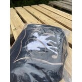 Saddle cover Riders Who Care fleece black