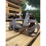 B choice cage stirrups Western brown, new, with a few small scratches
