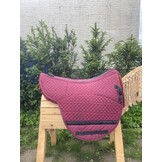 Tweedehands Courville lamsvel pad maat S burgundy met inlages